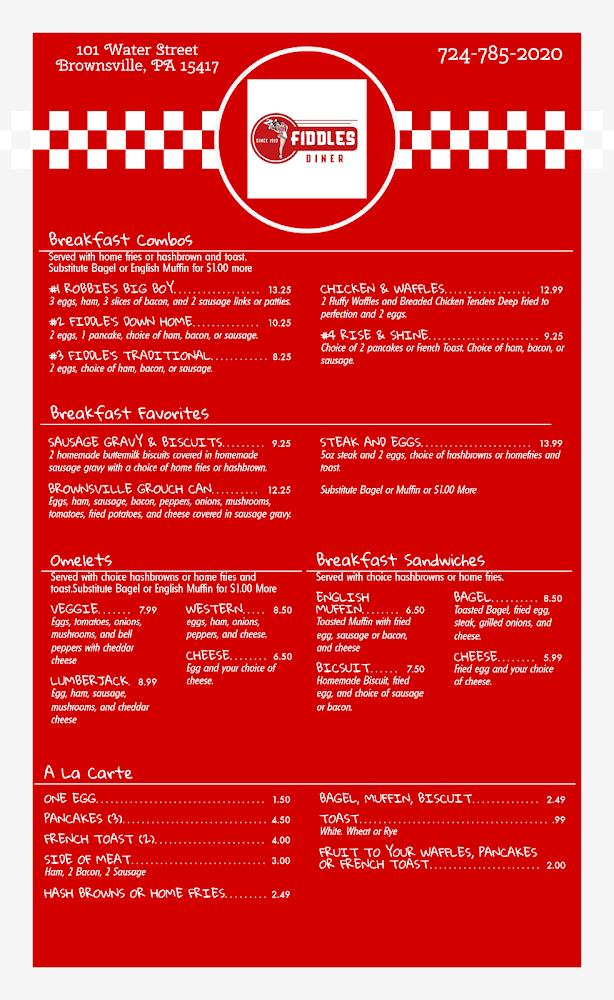 Fiddle's Menu image 3